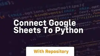 connect google sheets to python