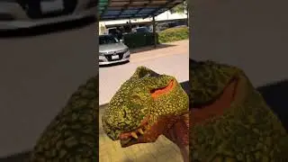 DINOSAUR PUPPET DETAIL THE CAR!!!