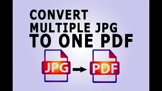 How to Convert Multiple JPG to One PDF | Photoshop Tutorial