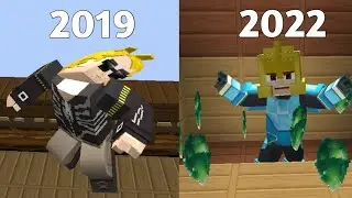 GLITCH in 2019 vs 2022 (BedWars) (Blockman Go Evolution)