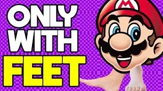 Is it Possible to Beat New Super Mario Bros With Only Your Feet?