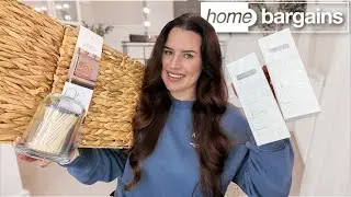 HOME BARGAINS JANUARY 2025 HAUL | Home Organization, Home Decor, White Company Dupe & more!