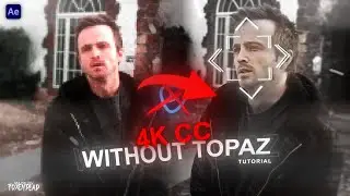 How to make 4K CC without Topaz | on After Effects (+Preset)
