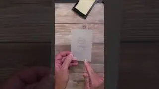 How To Heat Emboss On Vellum 