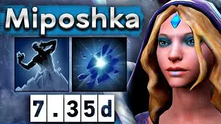 Мипошка на Кристал Мейден - Miposhka Crystal Maiden 7.35 DOTA 2