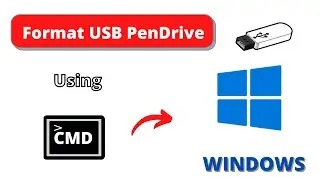 Format USB Pendrive Using CMD | How to Format USB Drive Using Windows CMD | Windows Tips and Tricks