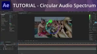 After Effects Tutorial - Circular Audio Spectrum