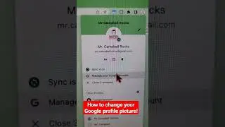 🖼️ How to change Google Profile Picture!