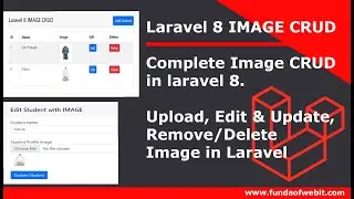 Laravel 8 IMAGE CRUD: Complete Image CRUD in laravel 8 | Upload image in Laravel 8