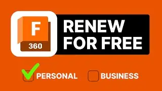 How to RENEW your Fusion 360 Personal Use license (2023)