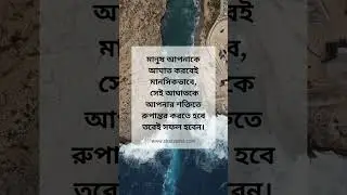 মানুষ আপনাকে আঘাত করবেই মানসিকভাবে সেই আঘাতকে আপনার শক্তিতে রুপান্তর করতে হবে তবেই সফল হবেন।