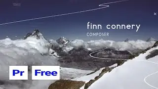 FREE Premiere Pro Template - Cinematic Slideshow