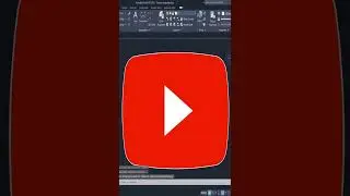 AutoCAD 2D Exercise Create YouTube Logo