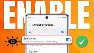 How to Fix Samsung Phone Screen Going to Sleep While Charging | Stay Awake While Charging