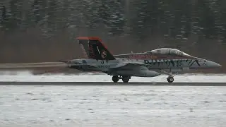 ''Fighting Bengals'' VMFA(AW)-224 F-18 Hornets at Tampere-Pirkkala