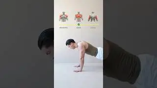 📌Push-ups for more SHOULDERS vs. CHEST vs. TRICEPS👌