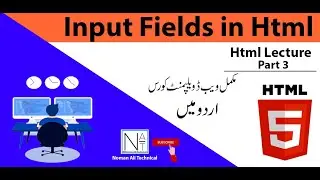 Input Fields in Html Leacture 3 | Noman Ali Technical