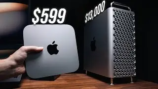 $599 M2 Mac Mini vs $13,000 Mac Pro | DaVinci Resolve Battle