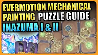 3.7 Evermotion Mechanical Painting Invoker Inazuma 1 & 2 Gear Puzzle Genshin Impact Gears Event