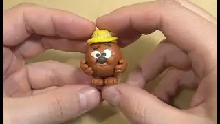 Копатыч из пластилина. Копатыч из мультфильма Смешарики.