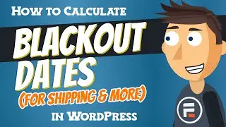 How to Calculate Shipping Times with Blackout Dates in WordPress