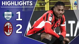 Como vs AC Milan (1-2) Extended HIGHLIGHTS | Leão Winner || Serie A 24/25!