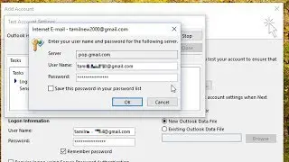 Outlook can not connect to GMAIL | Keeps asking for password (Tutorial)