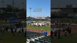 Wrestling on a Baseball Field