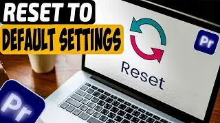 how to reset Premiere Pro to default settings | Premiere pro 2023