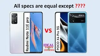 Xiaomi Redmi Note 11E Pro vs Xiaomi Poco X4 Pro 5G // poco x4 pro 5g vs redmi note 11E pro review
