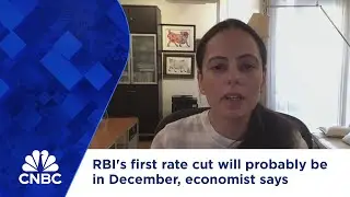 Reserve Bank of Indias first rate cut will probably be in December, economist says