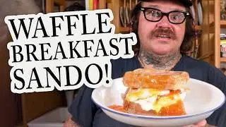 Deep Fried Waffle Breakfast Sandwich | Soups, Salads, Sandwiches