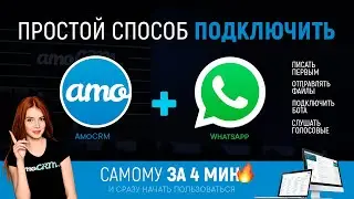 КАК ПОДКЛЮЧИТЬ WhatsApp к AmoCRM | Интеграция Вацап и Амосрм