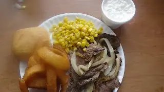 ASMR Eating Liver & Onion