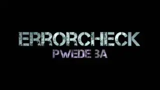 ErrorCheck - Pwede Ba