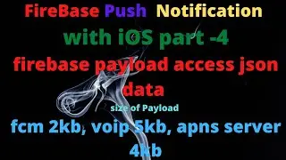 Push Notification with access payload data in ios