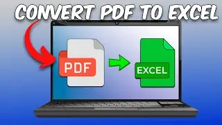 How to Convert PDF Files to Excel (.xls) Step By Step