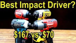 Best Impact Driver? DeWalt vs Milwaukee vs Makita vs Bauer!  Let's find out!