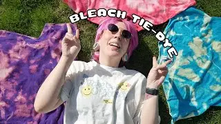 DIY Bleach Tie-Dye! // 5 Patterns!