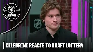 Macklin Celebrini speaks after Sharks win top pick in 2024 draft | NHL on ESPN