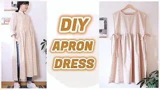 DIY Apron Dress / 手作り服 + ファッション / Costura / 옷만들기 / Sewing Tutorialㅣmadebyaya