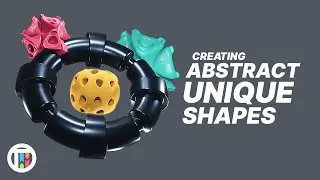 CREATING ABSTRACT UNIQUE SHAPES - Blender 2.92 Eevee
