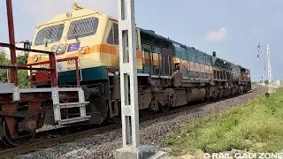 JSW Steel Malgadi with WDG4 Locomotive | Freight Train in India | Goods Train Video | Indian Railway