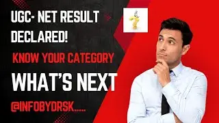 UGC NET Result Out! अब क्या? जानिए आगे की राह 🚀 | Subscribe Now @infotalksbysk