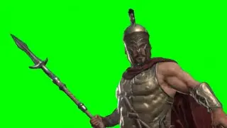 Green Screen Spartan Warrior video effects