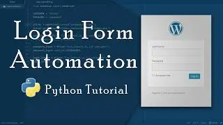 Login Form Web Automation in Python using Selenium