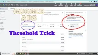 Google Ads Threshold Method 2024 | Google Ads Threshold Trick