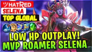 Low Hp Outplay! MVP Roamer Selena [ Top Global Selena ] ッʜᴀᴛʀᴇᴅ - Mobile Legends Emblem And Build