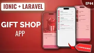 Ionic Gift Shop App - Episode 4 - Coupon Screen | Angular | Capacitor