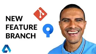 How to create new feature branch git flow | automateNow